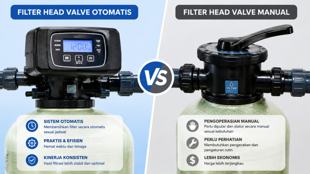 Perbedaan Filter Air Otomatis dan Manual yang Harus Kamu Ketahui