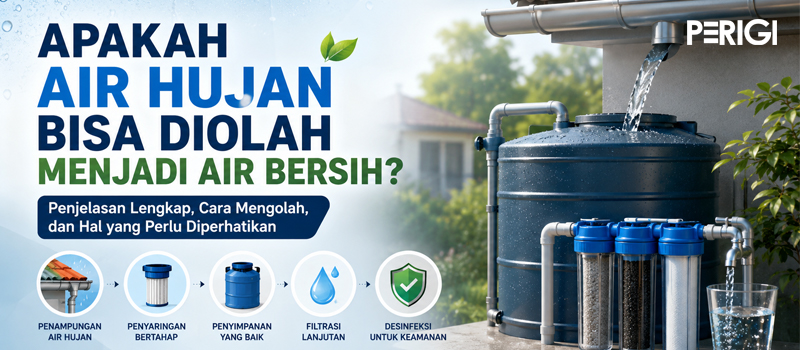 Apakah Air Hujan Bisa Diolah Menjadi Air Bersih