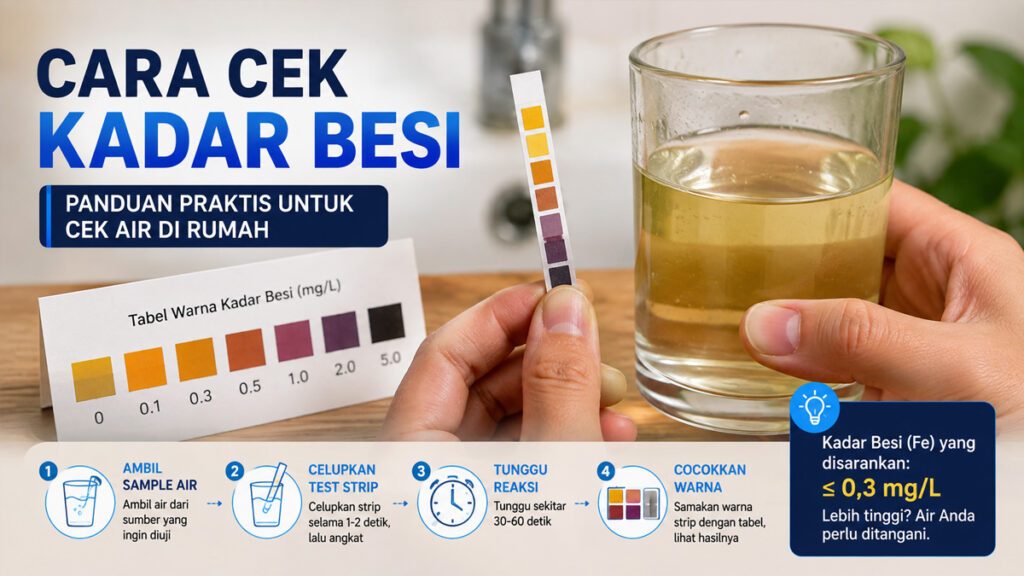 Cara Cek Kadar Besi di Air Rumah Sendiri